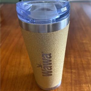 Wawa Tumbler Gold Glitter Stainless Steel New